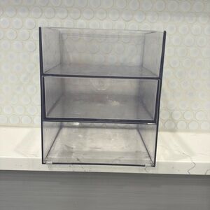 Clear Desk Organizer